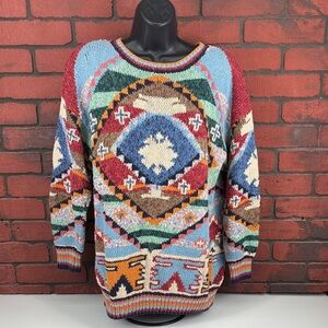 Best American‎ Aztec Sweater – Size Small